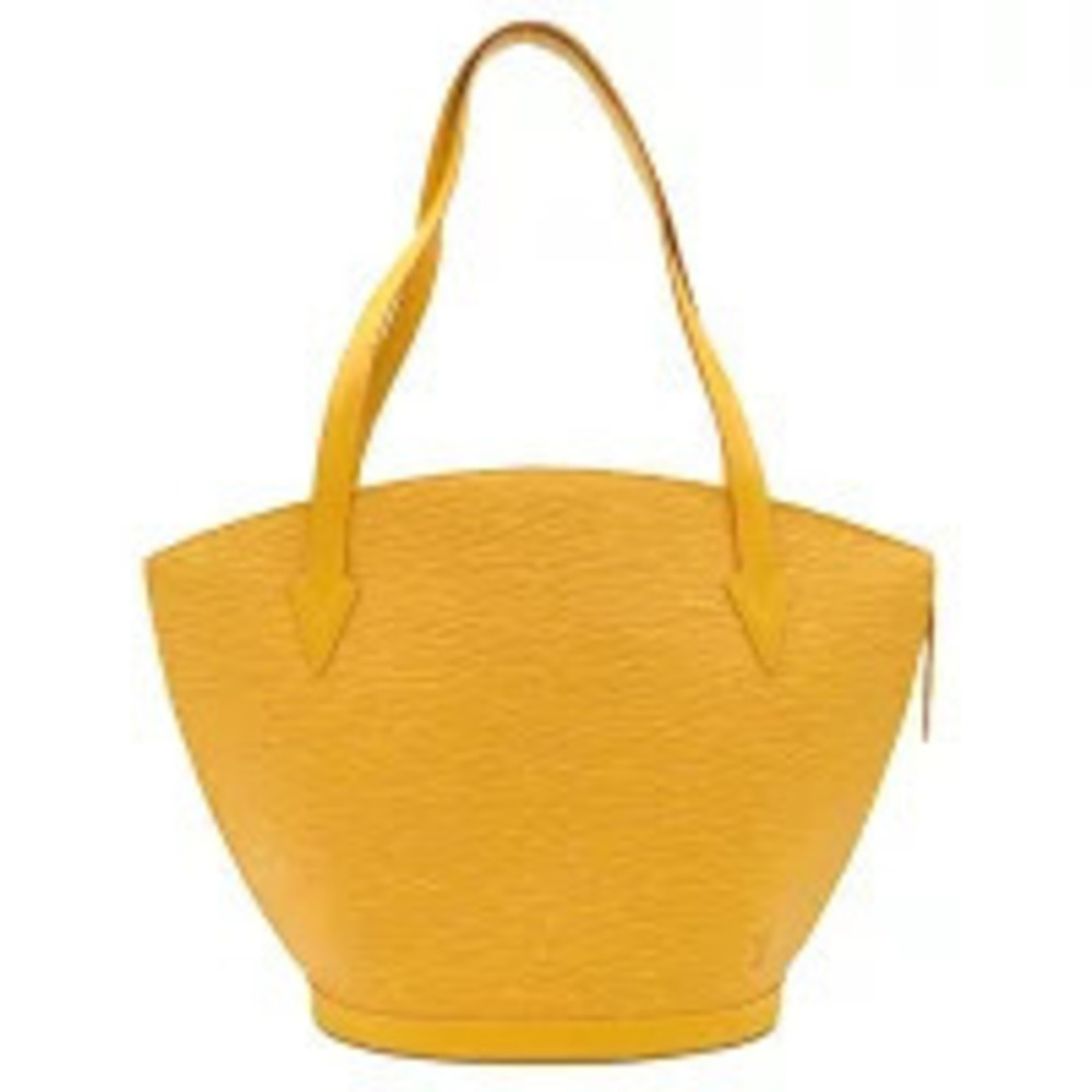Louis Vuitton Saint Jacques Shopping Handbag Epi Leather Tassili Yellow Shoulder